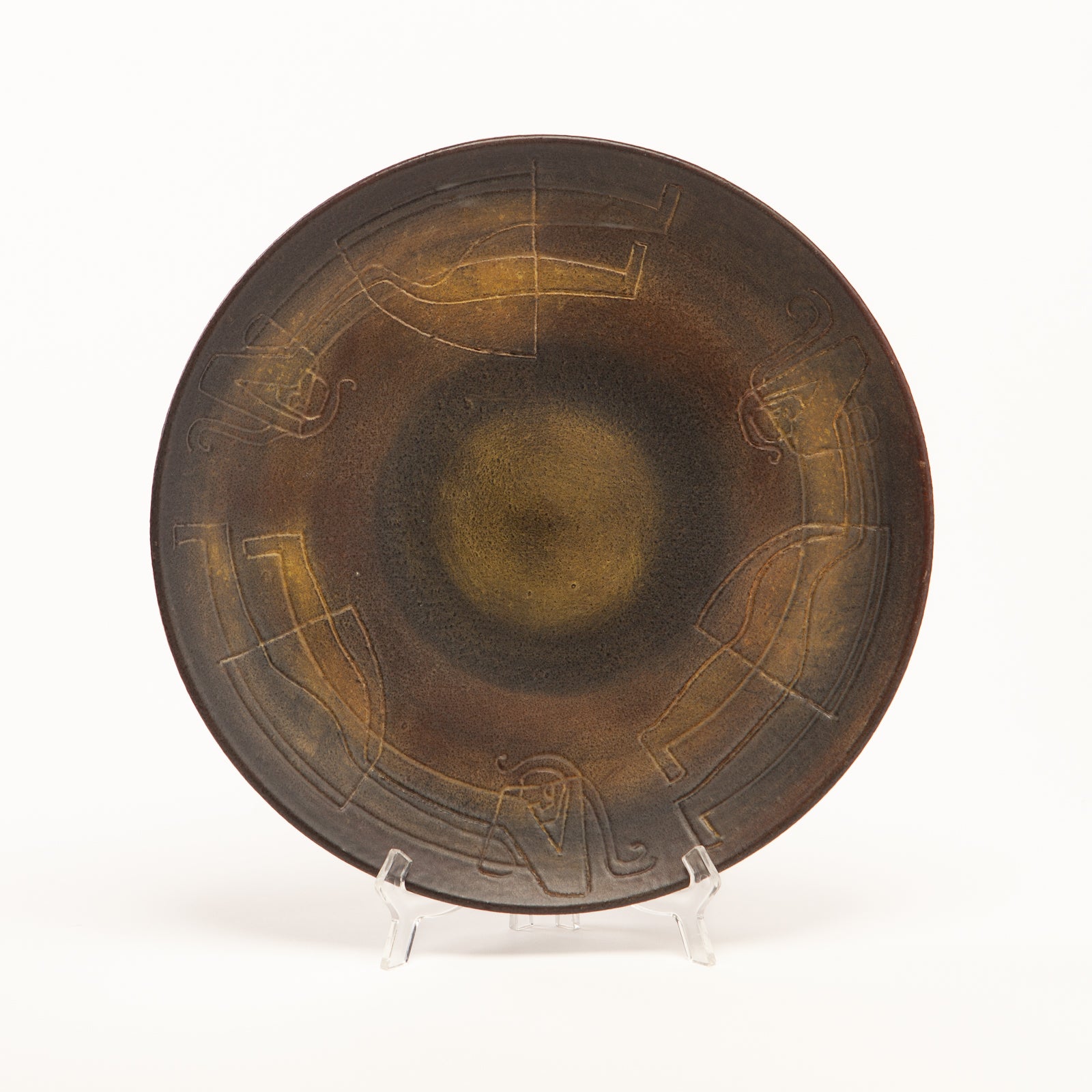 Ceramic Wall Plate by Susan and Theo Harlander