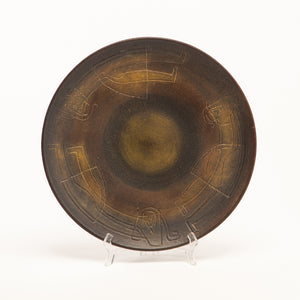 Ceramic Wall Plate by Susan and Theo Harlander