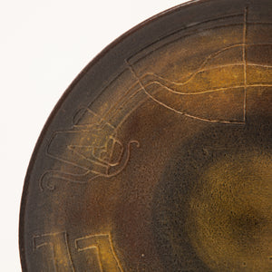 Ceramic Wall Plate by Susan and Theo Harlander