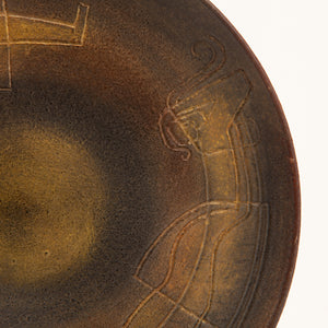 Ceramic Wall Plate by Susan and Theo Harlander