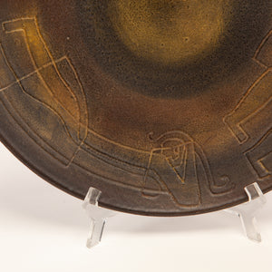 Ceramic Wall Plate by Susan and Theo Harlander
