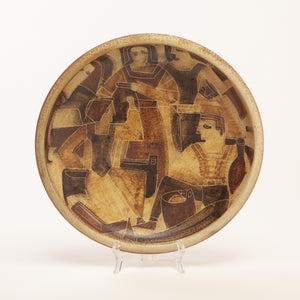Ceramic Wall Plate by Susan and Theo Harlander