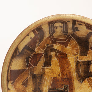 Ceramic Wall Plate by Susan and Theo Harlander