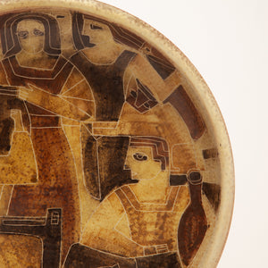 Ceramic Wall Plate by Susan and Theo Harlander