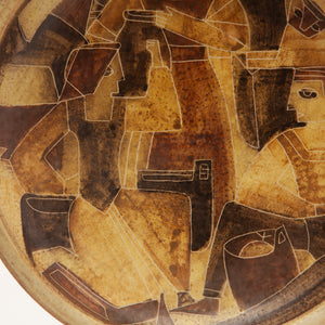 Ceramic Wall Plate by Susan and Theo Harlander