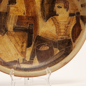 Ceramic Wall Plate by Susan and Theo Harlander