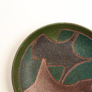 Ceramic Wall Plate by Susan and Theo Harlander