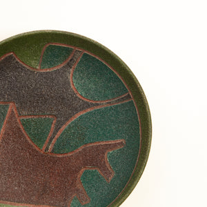 Ceramic Wall Plate by Susan and Theo Harlander