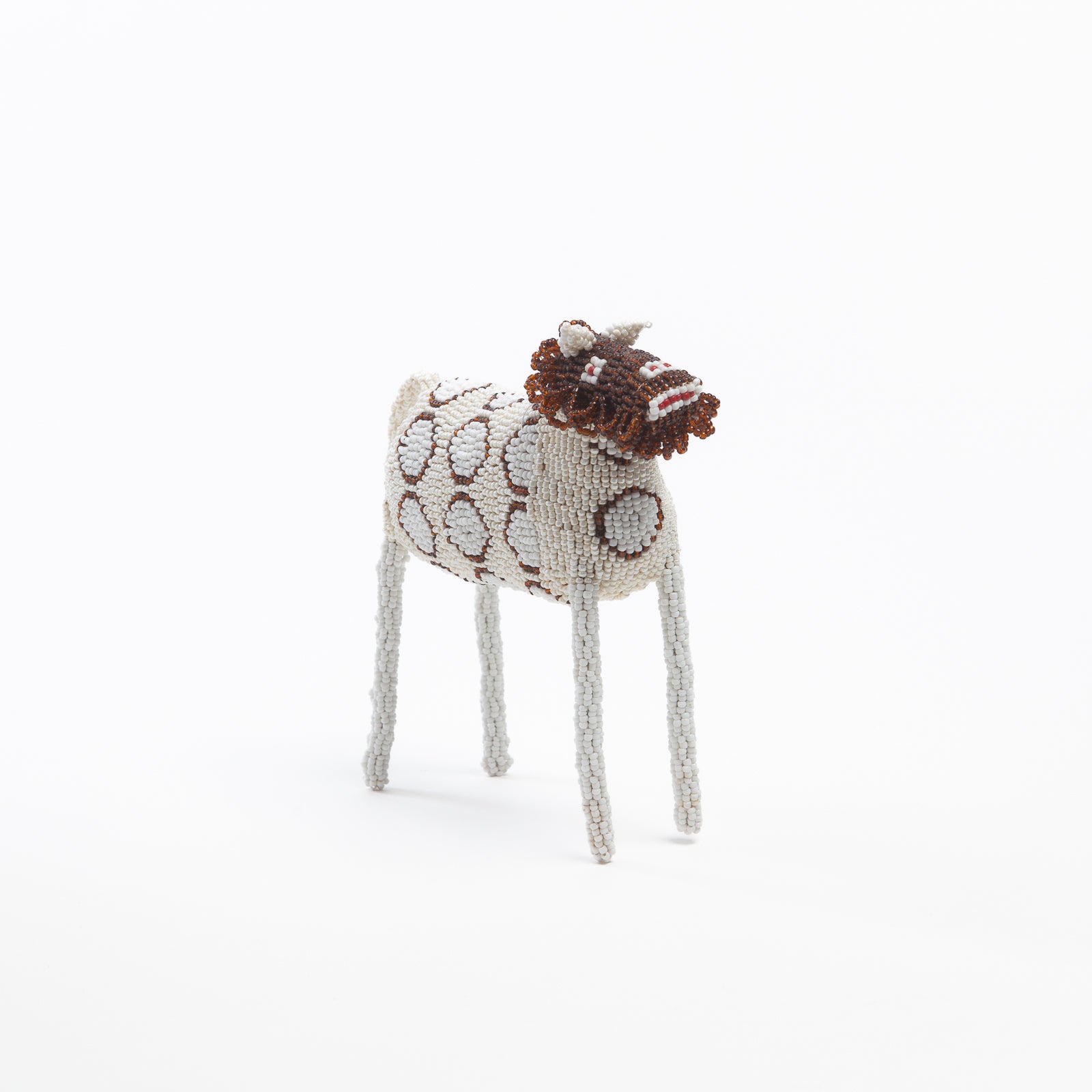 Hand-Beaded Lion