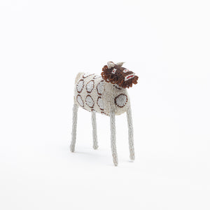 Hand-Beaded Lion