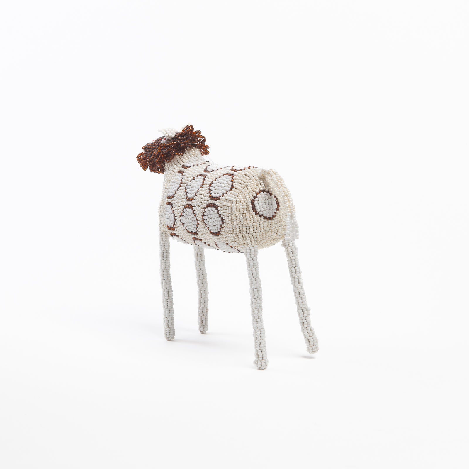 Hand-Beaded Lion