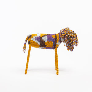 Hand-Beaded Lion