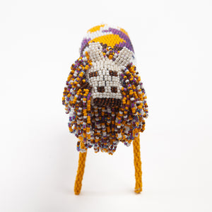 Hand-Beaded Lion