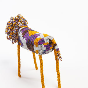 Hand-Beaded Lion