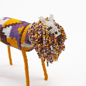 Hand-Beaded Lion