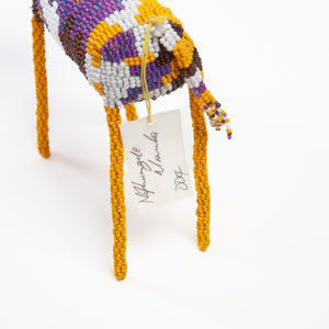 Hand-Beaded Lion