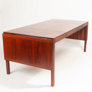 Extendable Danish Rosewood Dining Table