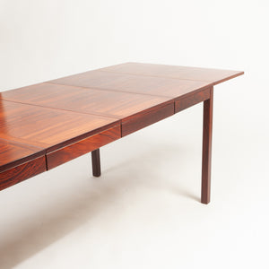 Extendable Danish Rosewood Dining Table