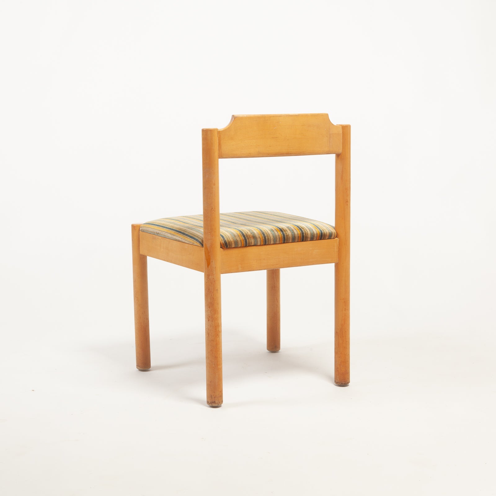 Vintage Blonde Dining Chair