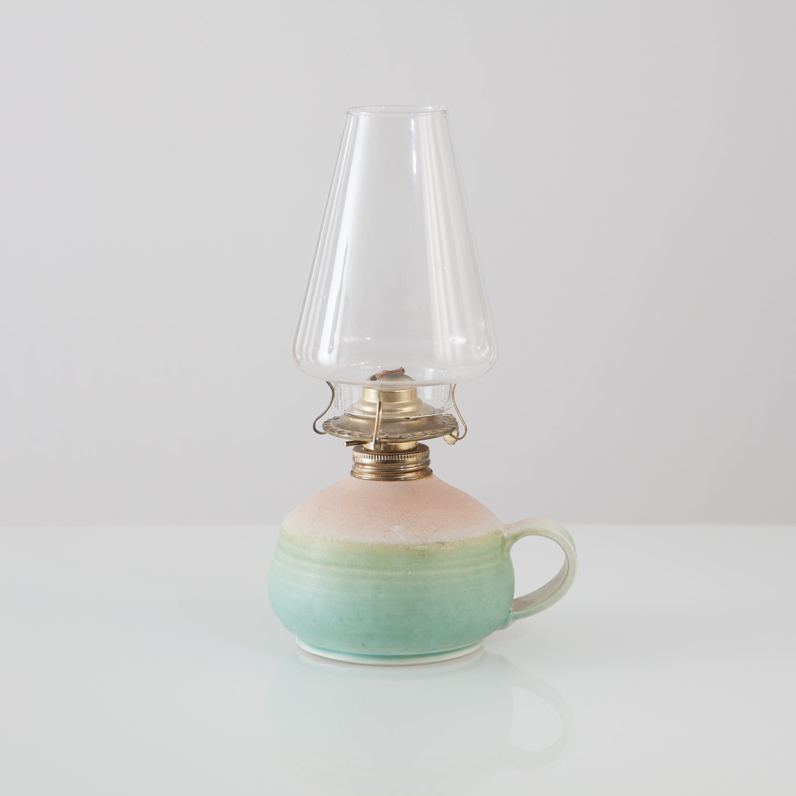 Pastel Ceramic Oil Lamp