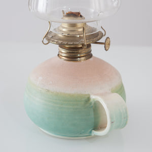 Pastel Ceramic Oil Lamp