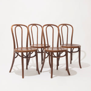 Set of 4 Bentwood Dining Chairs