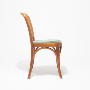 Pair of Caned Bentwood Dining Chairs