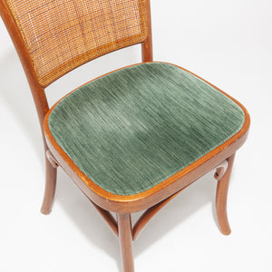 Pair of Caned Bentwood Dining Chairs