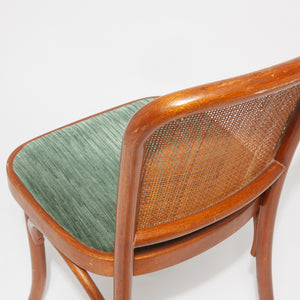 Pair of Caned Bentwood Dining Chairs