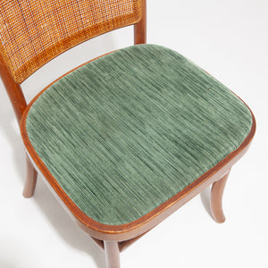 Pair of Caned Bentwood Dining Chairs