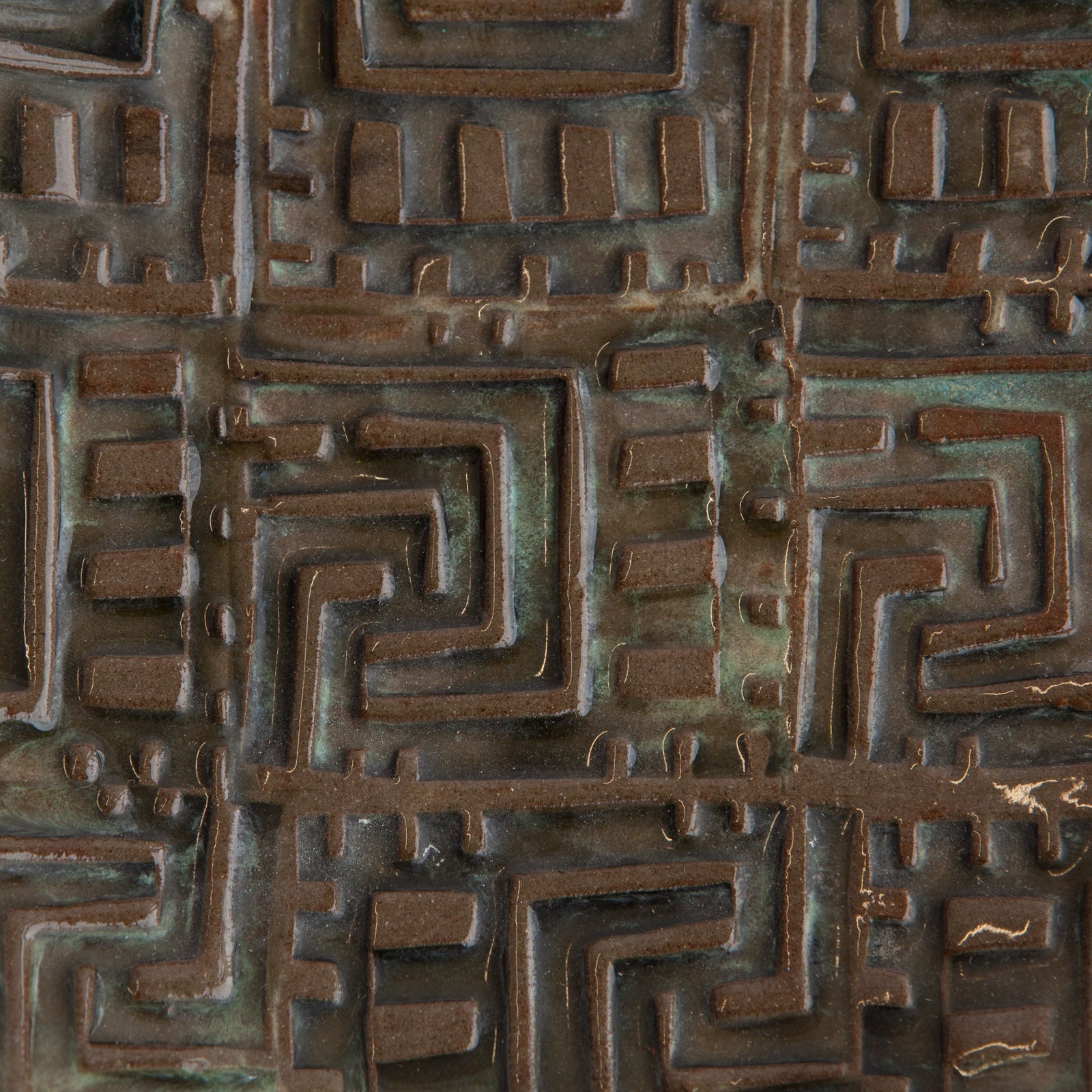 Decorated Ceramic Dish