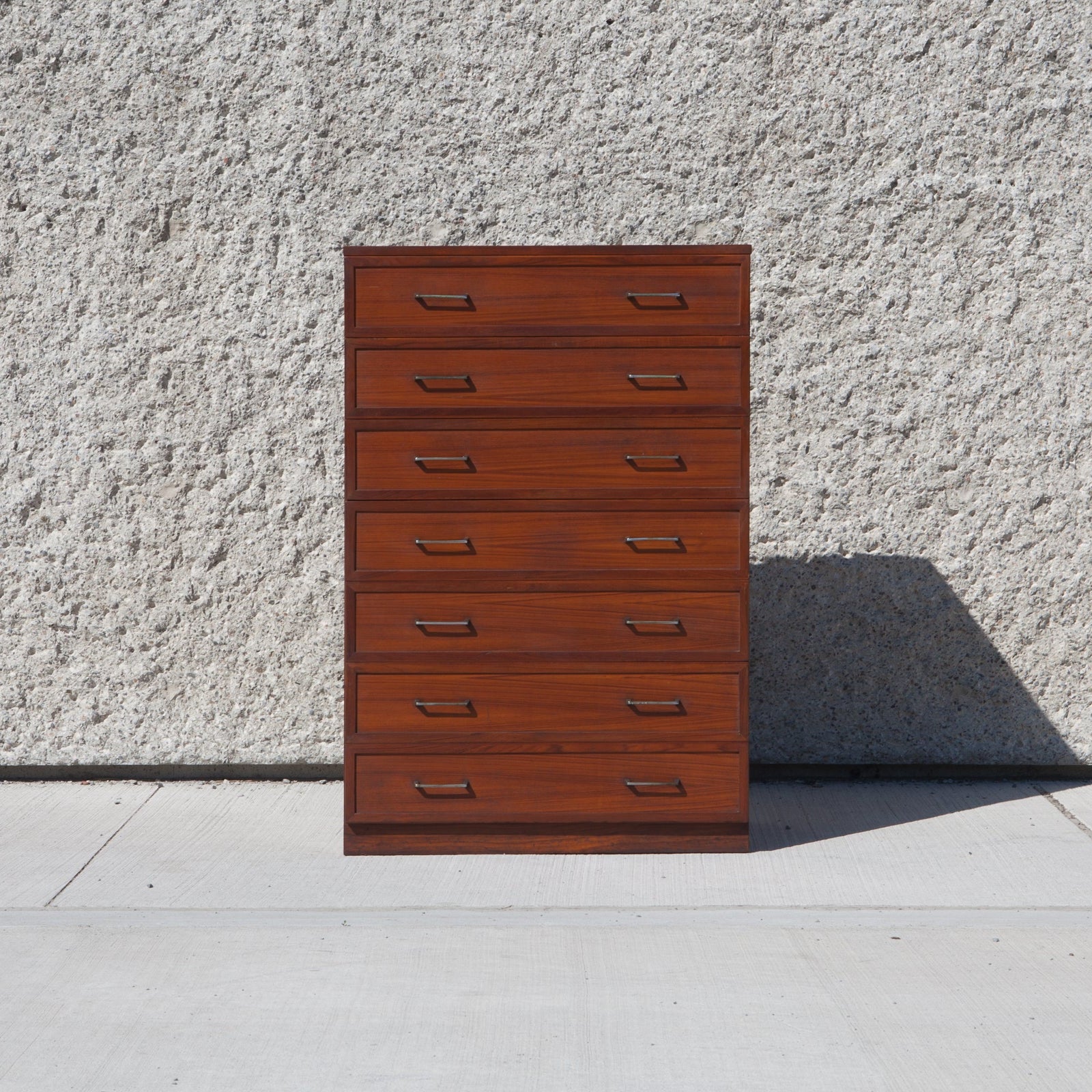 Teak 7 Drawer Dresser