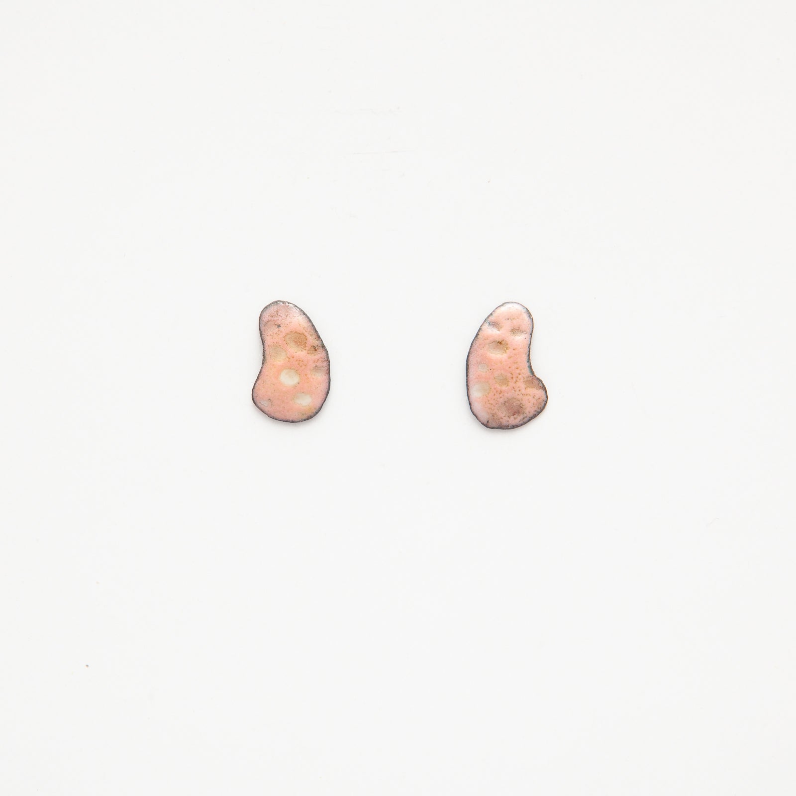 Vitreous Enamel Stud Earrings