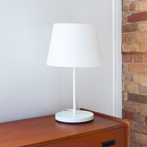 White Table Lamp from Light Studio by Horn