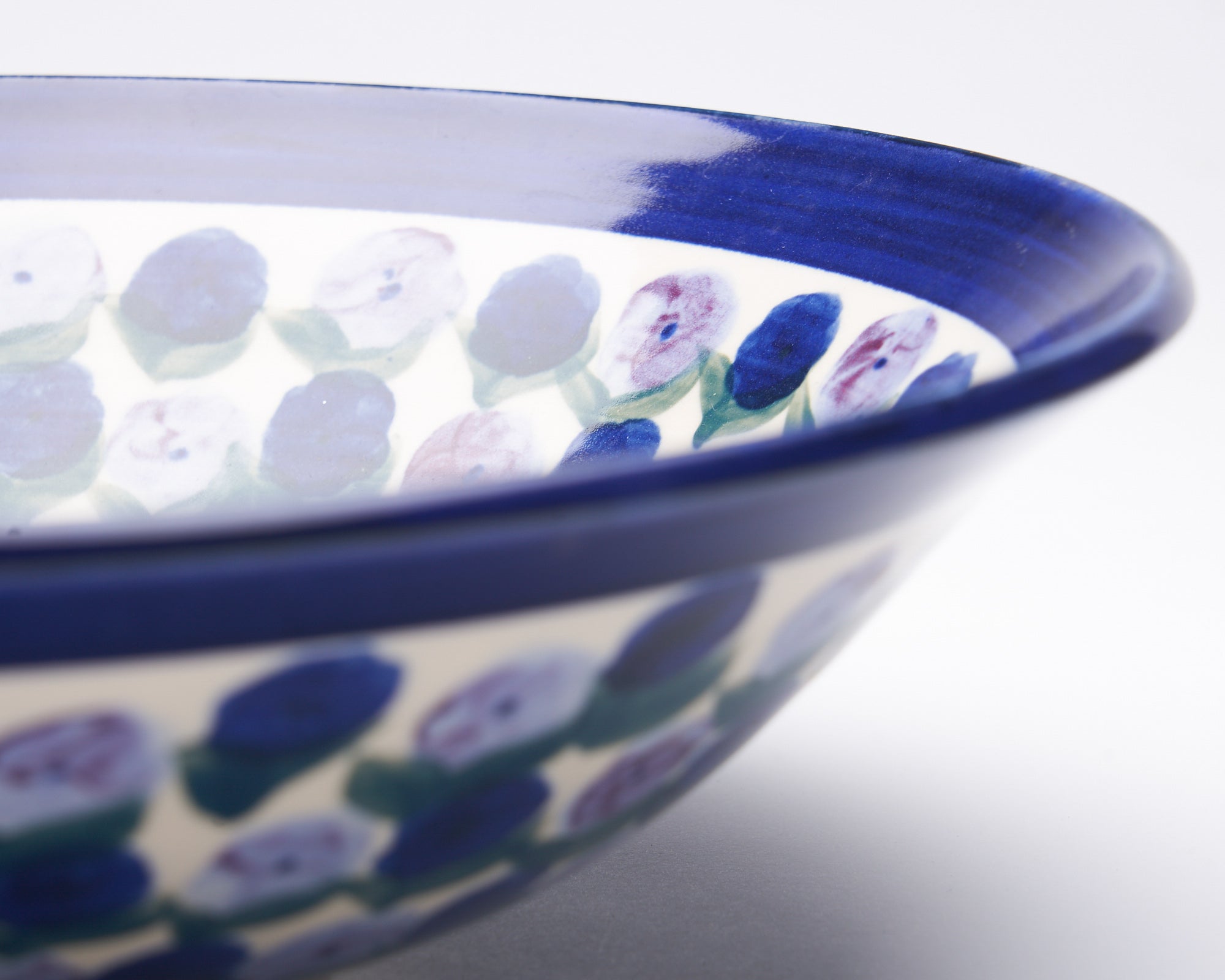 Floral Ceramic Bowl by Cynthia Cupples Aloma