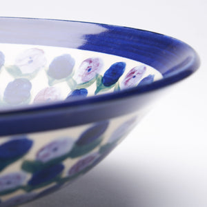 Floral Ceramic Bowl by Cynthia Cupples