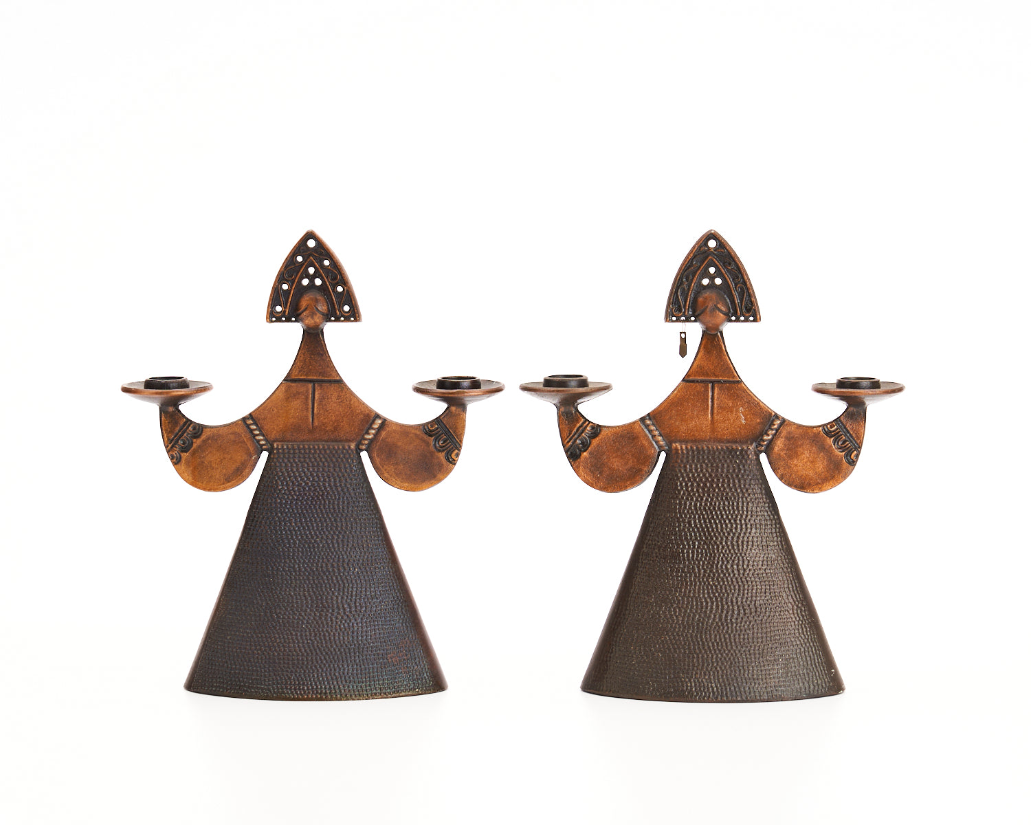 Pair of Russian Candle Holders